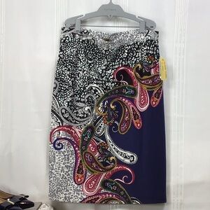 🦚Mellisa Paige ‘Paisley’ Petite Stretch Knee Length Pencil